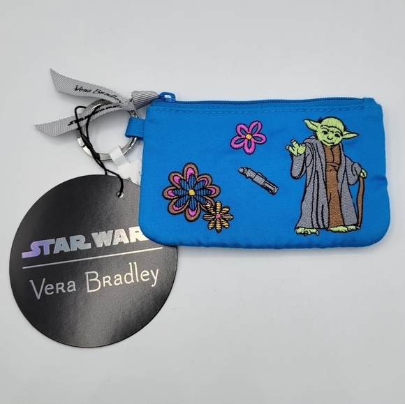 Vera Bradley Yoda Star Wars Zip ID Case - Picture 6 of 6